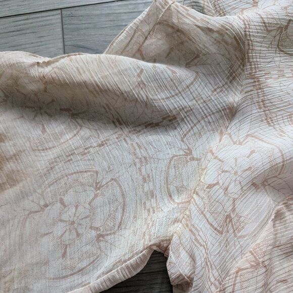 Apostrophe Boho Peasant Floral Cream Top Size 16/18 - Picture 10 of 10